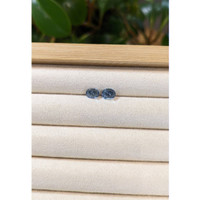 1.43 Ct.Tw.Total Carat Weight Aquamarine Pair from Brazil Life Style