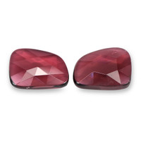 11.91 Ct.Tw.Total Carat Weight Rubellite Tourmaline Pair from Brazil Video