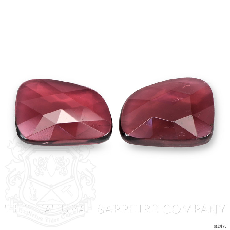 11.91 Ct.Tw. Rubellite Tourmaline Pair from Brazil