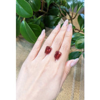 11.91&nbsp;Ct.Tw.Total Carat Weight Rubellite Tourmaline Pair from Brazil Life Style