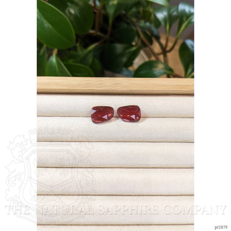 11.91 Ct.Tw. Rubellite Tourmaline Pair from Brazil