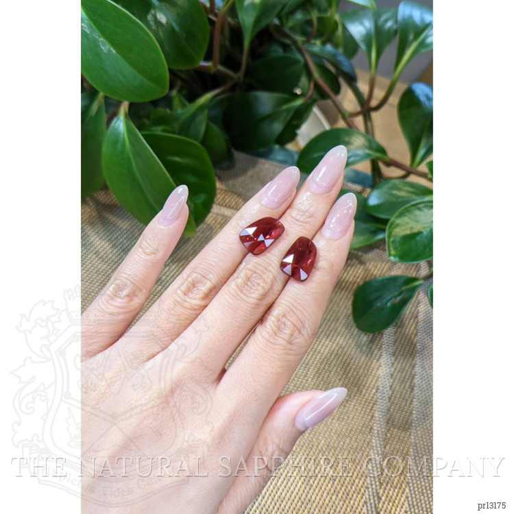 11.91 Ct.Tw. Rubellite Tourmaline Pair from Brazil