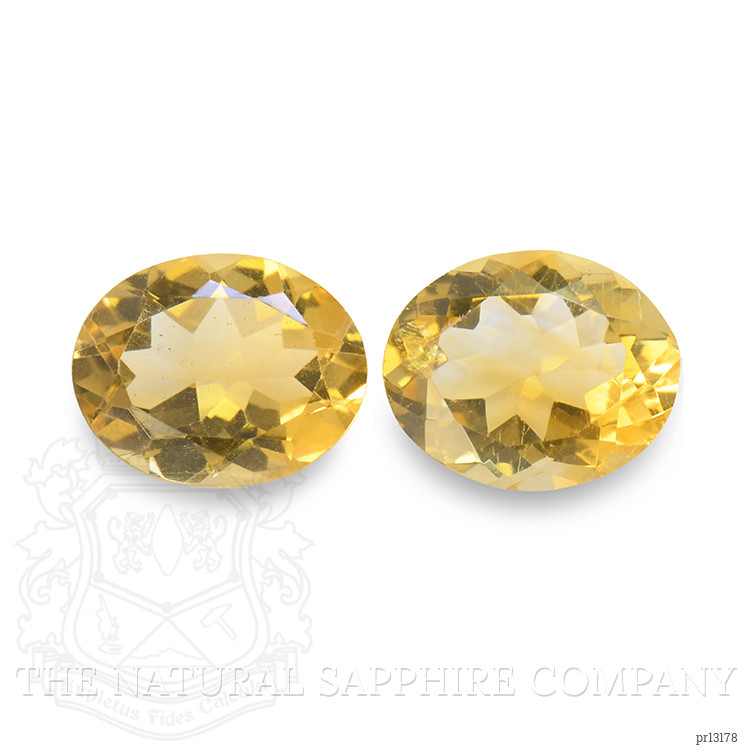 5.85 Ct.Tw. Citrine Pair from Brazil
