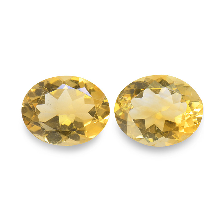 5.85 Ct.Tw. Citrine Pair from Brazil