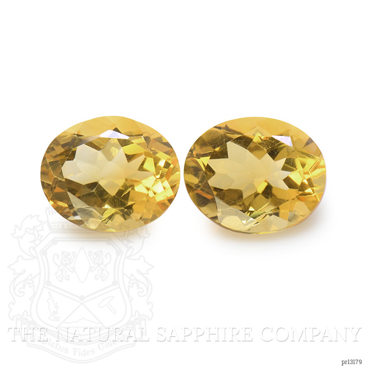 6.66 Ct.Tw. Citrine Pair from Brazil
