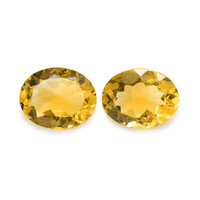 5.38 Ct.Tw. Oval Citrine Pair