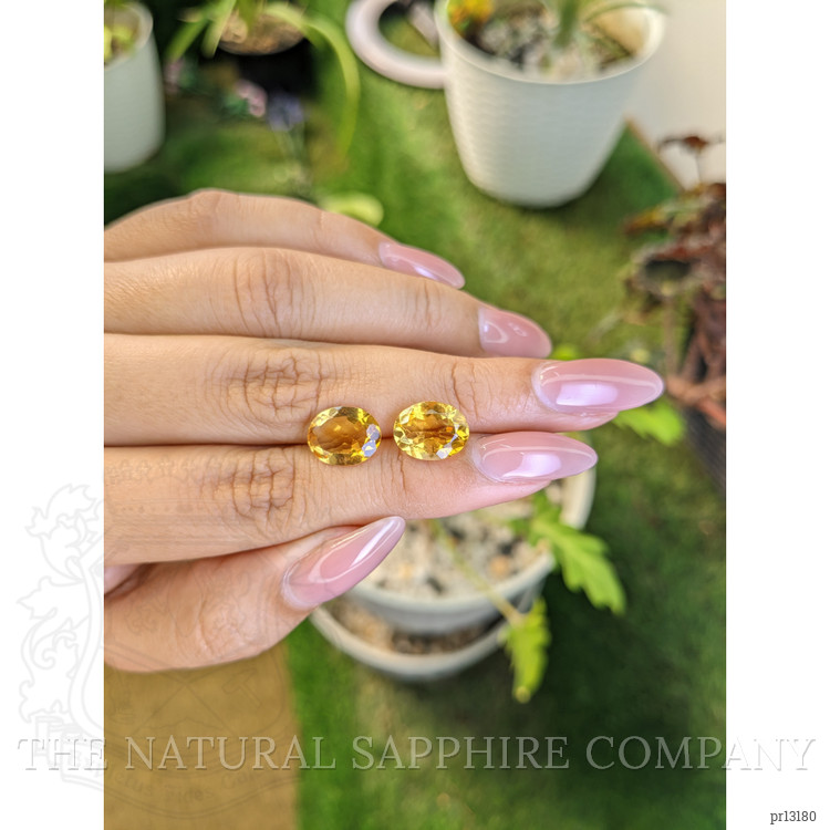 5.38 Ct.Tw. Citrine Pair from Brazil