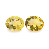 6.14 Ct.Tw. Oval Citrine Pair