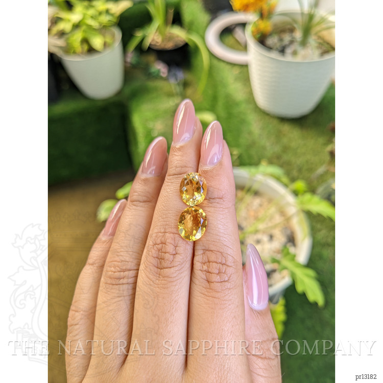 6.14 Ct.Tw. Citrine Pair from Brazil
