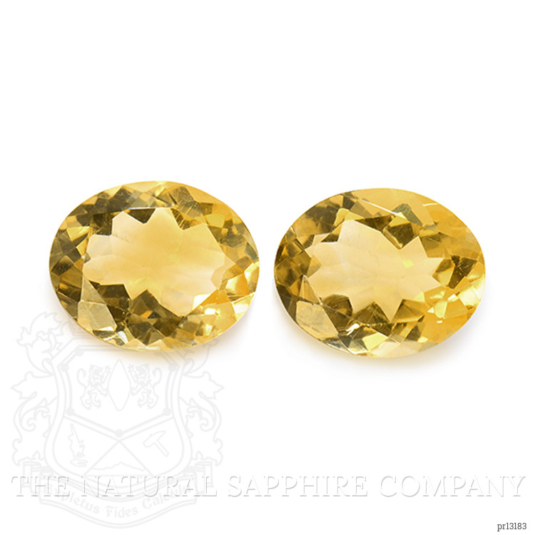 5.49 Ct.Tw. Citrine Pair from Brazil