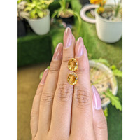 5.49 Ct.Tw.Total Carat Weight Citrine Pair from Brazil Life Style