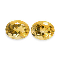 6.27 Ct.Tw. Oval Citrine Pair