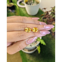 6.27 Ct.Tw.Total Carat Weight Citrine Pair from Brazil Life Style
