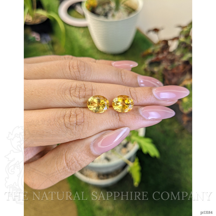 6.27 Ct.Tw. Citrine Pair from Brazil