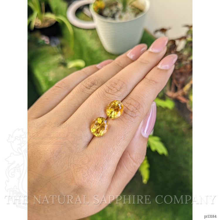 6.27 Ct.Tw. Citrine Pair from Brazil