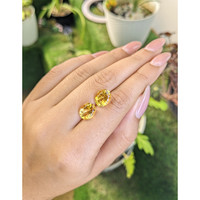 5.70&nbsp;Ct.Tw.Total Carat Weight Citrine Pair from Brazil Life Style