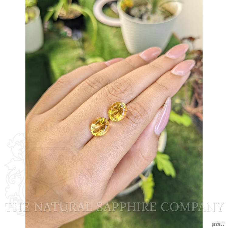 5.70 Ct.Tw. Citrine Pair from Brazil