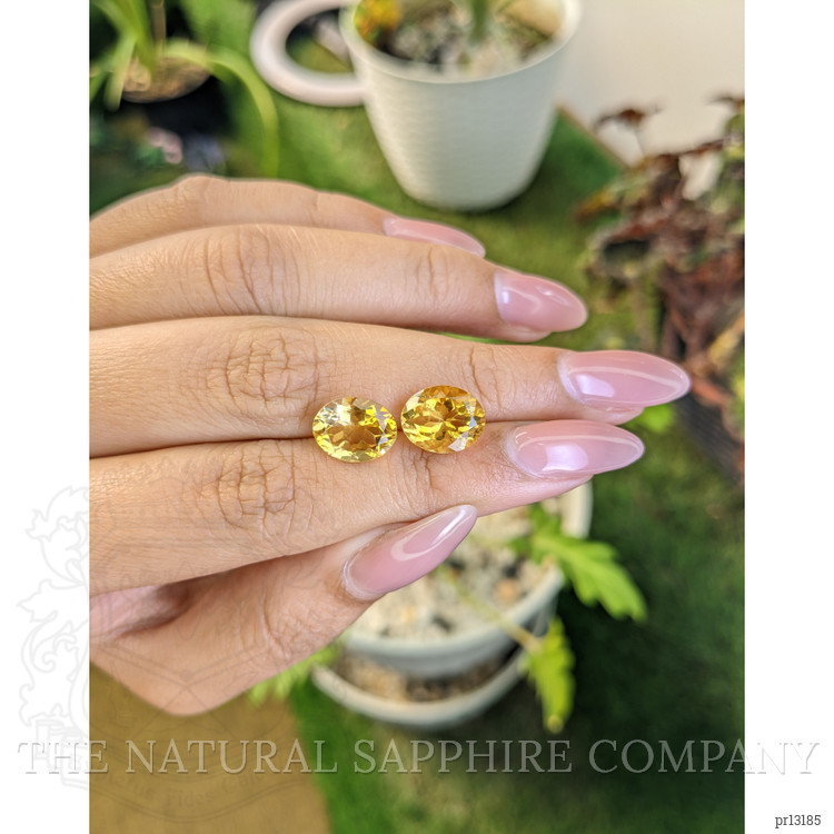 5.70 Ct.Tw. Citrine Pair from Brazil