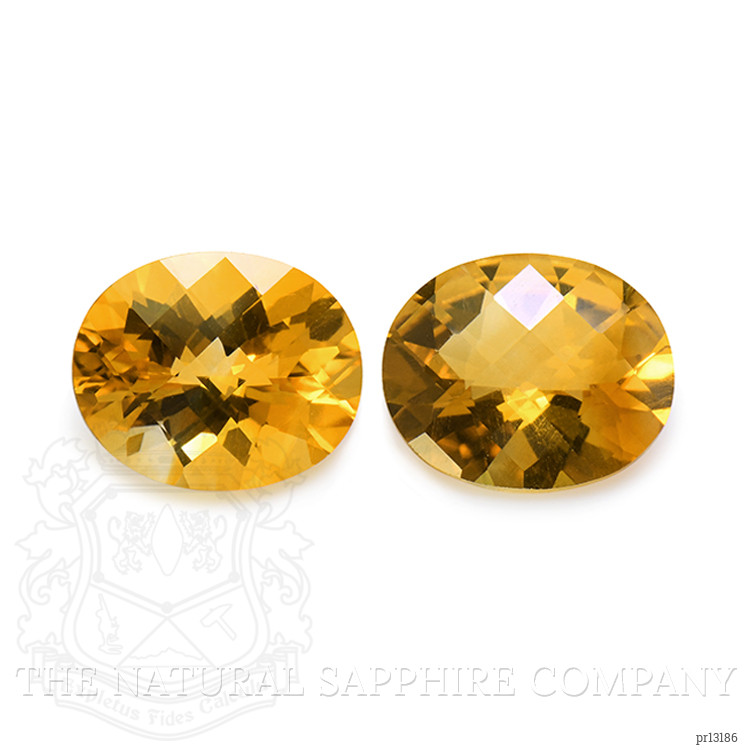 5.80 Ct.Tw. Citrine Pair from Brazil