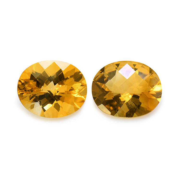 5.80 Ct.Tw. Citrine Pair from Brazil