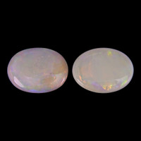 14.07 Ct.Tw.Total Carat Weight Cabochon Opal Pair from Australia Video