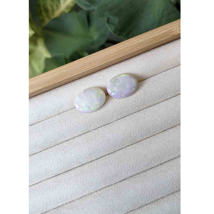 14.07 Ct.Tw. Cabochon Opal Pair from Australia