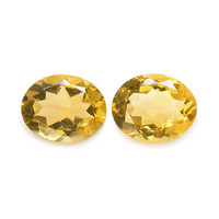 6.24 Ct.Tw. Oval Citrine Pair