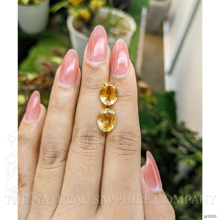 5.19 Ct.Tw. Citrine Pair from Brazil