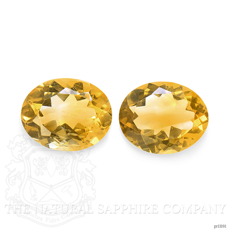 5.74 Ct.Tw. Citrine Pair from Brazil