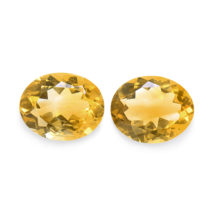 5.74 Ct.Tw. Citrine Pair from Brazil