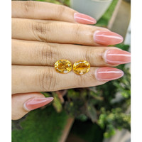 5.74 Ct.Tw.Total Carat Weight Citrine Pair from Brazil Life Style