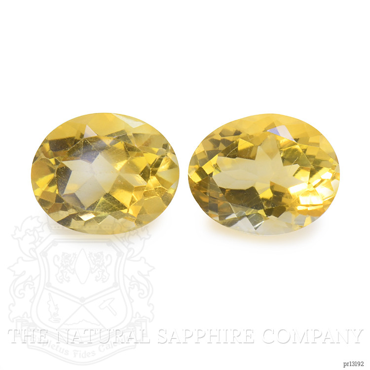 6.70 Ct.Tw. Citrine Pair from Brazil
