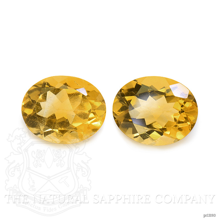 6.86 Ct.Tw. Citrine Pair from Brazil