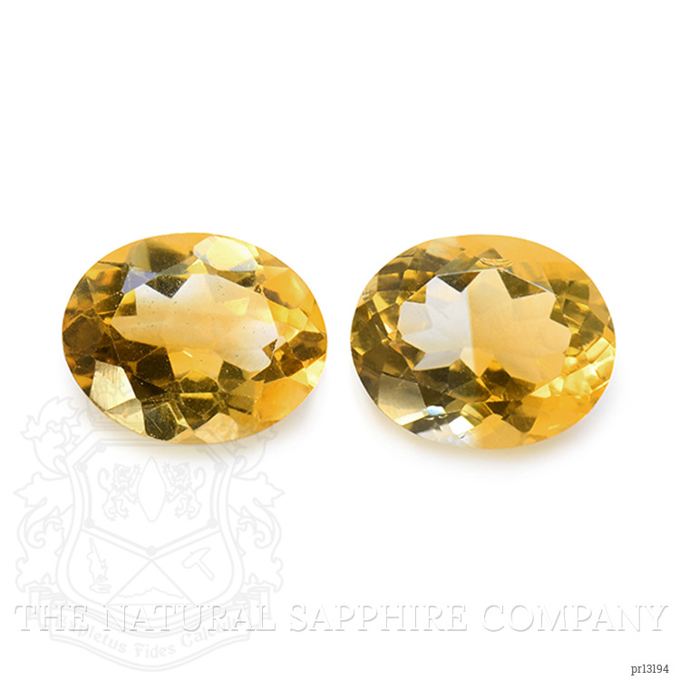 6.20 Ct.Tw. Citrine Pair from Brazil