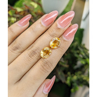 6.20 Ct.Tw.Total Carat Weight Citrine Pair from Brazil Life Style