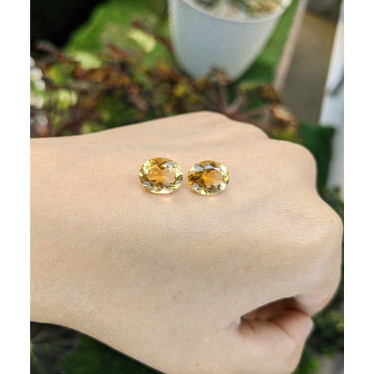 6.20 Ct.Tw. Citrine Pair from Brazil