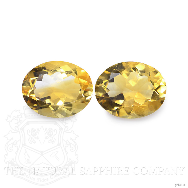 5.35 Ct.Tw. Citrine Pair from Brazil