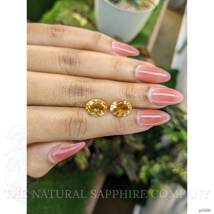 5.35 Ct.Tw. Citrine Pair from Brazil