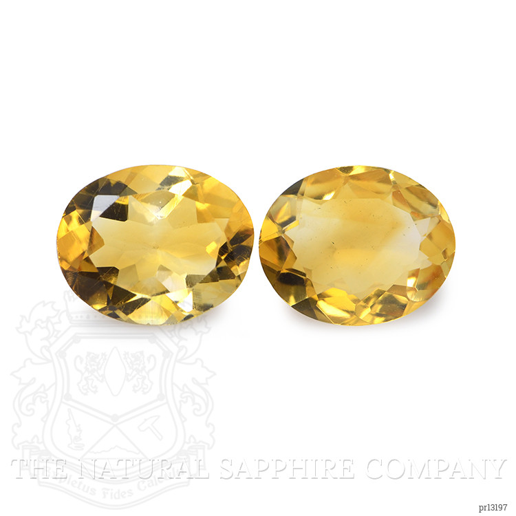 4.86 Ct.Tw. Citrine Pair from Brazil
