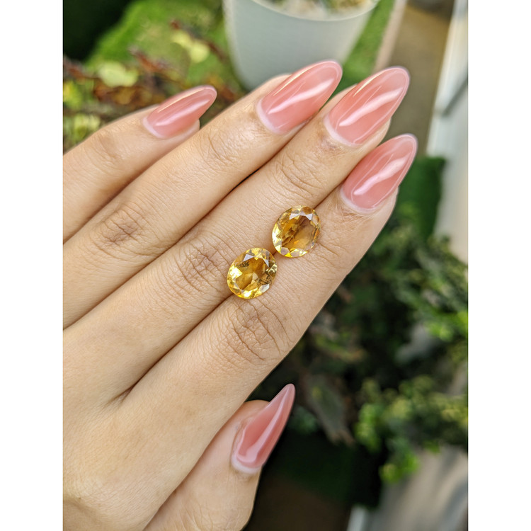 4.86 Ct.Tw. Citrine Pair from Brazil