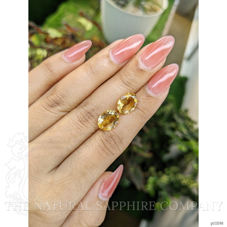 5.94 Ct.Tw. Citrine Pair from Brazil