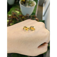 5.94 Ct.Tw.Total Carat Weight Yellow Citrine Pair from Brazil Life Style