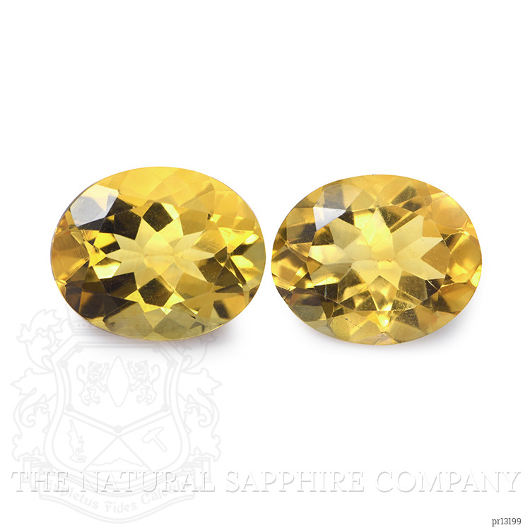5.64 Ct.Tw. Citrine Pair from Brazil