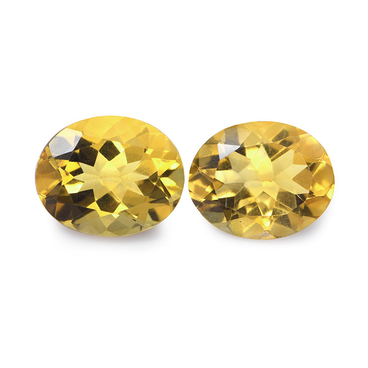 5.64 Ct.Tw. Citrine Pair from Brazil