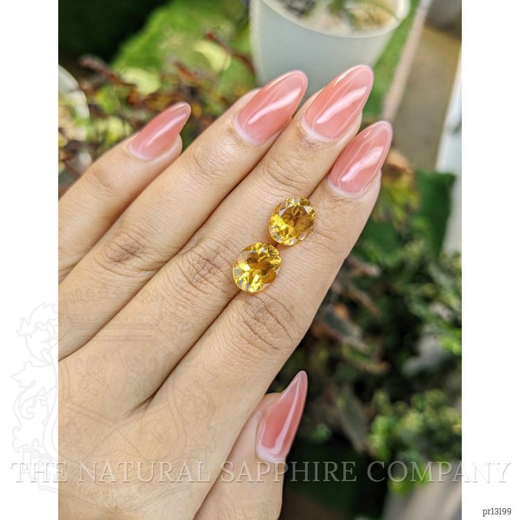 5.64 Ct.Tw. Citrine Pair from Brazil