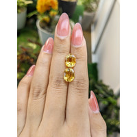5.84 Ct.Tw.Total Carat Weight Citrine Pair from Brazil Life Style
