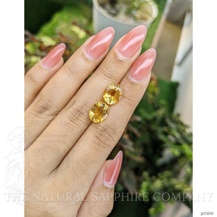 5.84 Ct.Tw. Citrine Pair from Brazil
