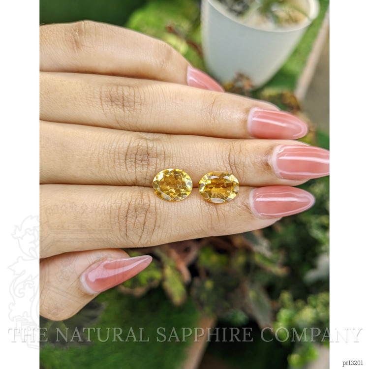 5.42 Ct.Tw. Citrine Pair from Brazil