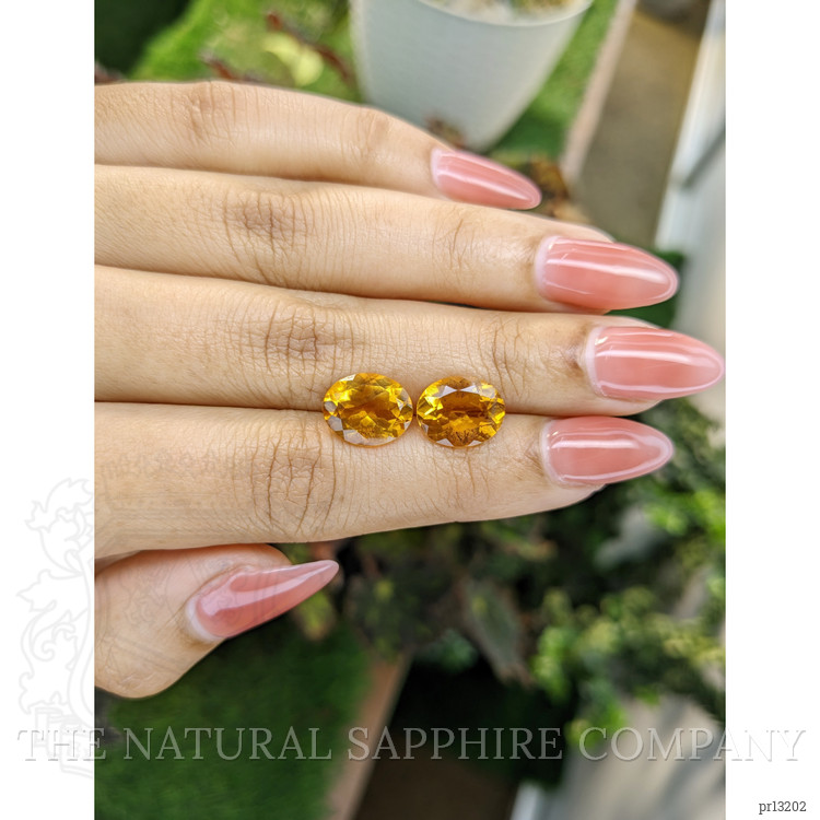 6.10 Ct.Tw. Citrine Pair from Brazil