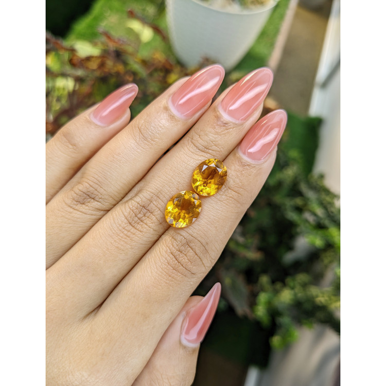 6.10 Ct.Tw. Citrine Pair from Brazil